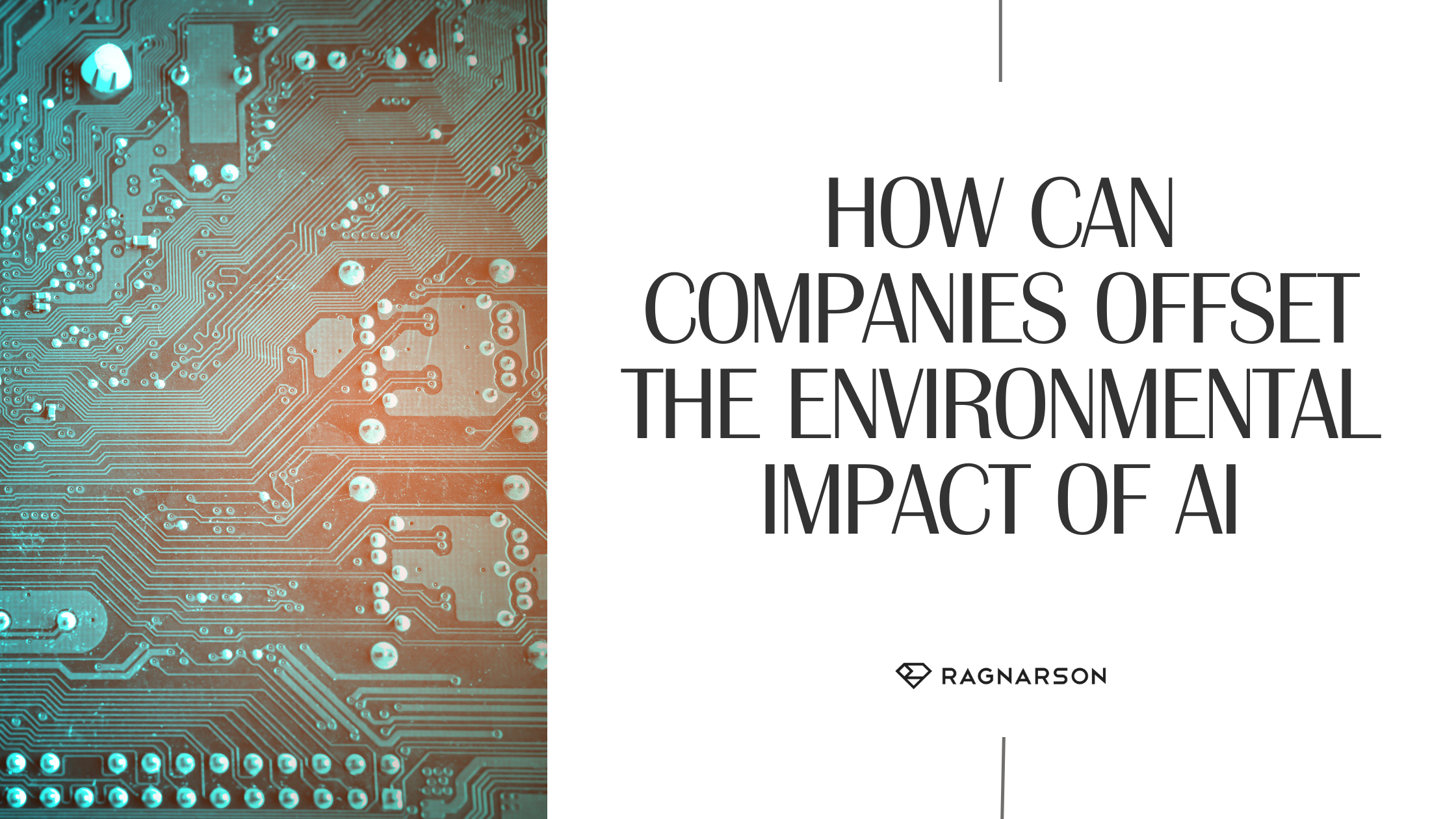 How can companies offset the environmental impact of AI